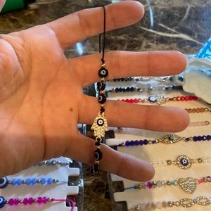 Evil eye bracelet blessed to protect from evil